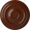 Ekena Millwork Traditional Medallion (Canopies up to 5 1/2"), 24 3/8"OD x 1 1/2"P, Burnished Mahogany Crackle CM24TRBMC - alternate 1
